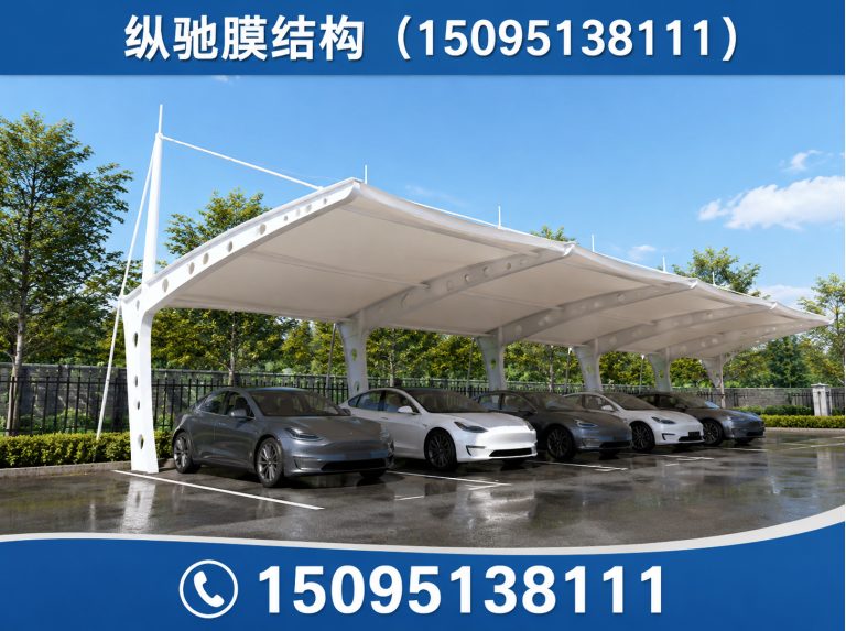 潍坊膜结构景观展示图